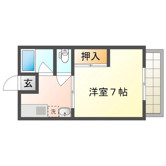 【間取り】 | アルソーレ城北参番館