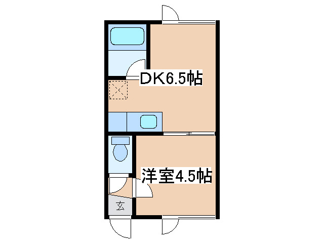 ノースパレスⅤの間取り