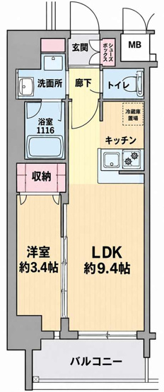 【間取り】 | ソルテラス関目高殿駅前