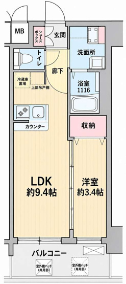 【間取り】 | ソルテラス関目高殿駅前