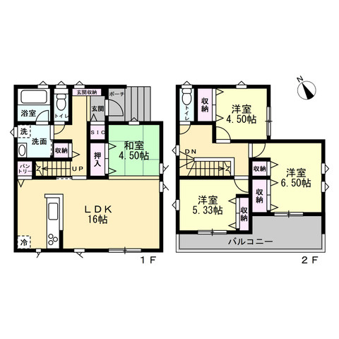 ■高座郡寒川町一之宮２丁目　中古戸建の間取り|4LDK☆