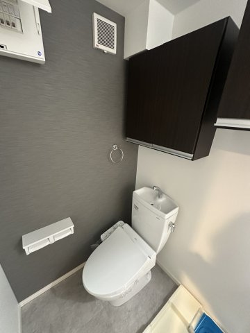 藤沢市鵠沼海岸３丁目のアパートのトイレ|清潔感のあるトイレです