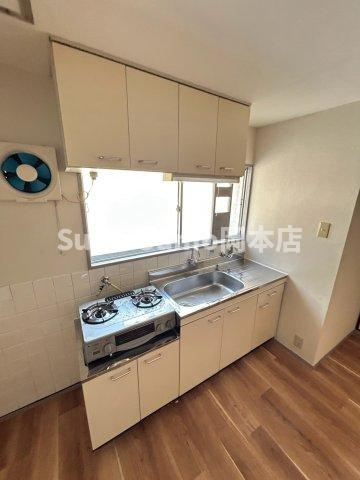 芦屋市岩園町の賃貸マンションのキッチン|使いやすいキッチンです
