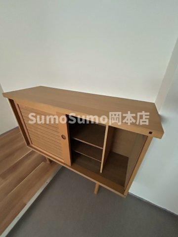 芦屋市岩園町の賃貸マンションの収納|小物を収納するのに便利です