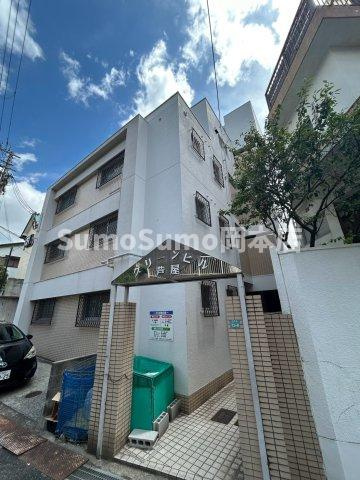 芦屋市岩園町の賃貸マンションの外観|外観は落ち着いています