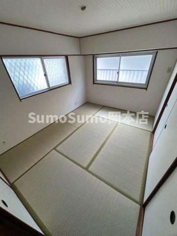芦屋市岩園町の賃貸マンションの和室|和室があると落ち着いた雰囲気になりますね