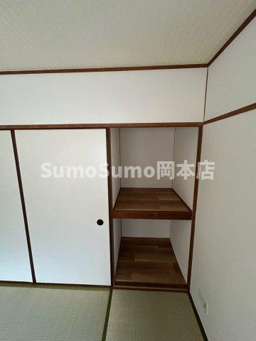 芦屋市岩園町の賃貸マンションの和室|きれいな和室です