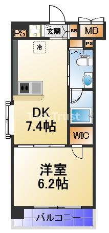 【間取り】 | セイワパレス大阪城北