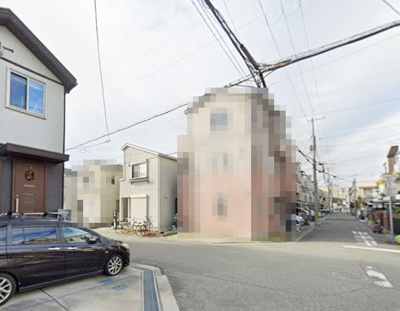 【前面道路含む現地写真】 | 尼崎市稲葉荘４丁目　中古戸建