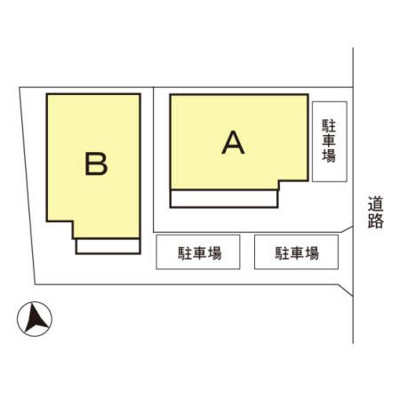 【区画図】 | 市川貸家　Ａ