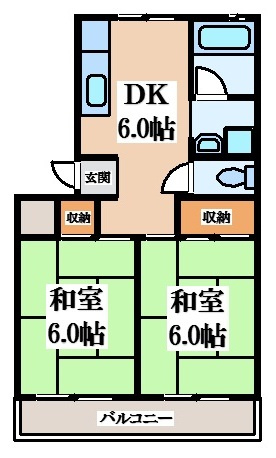 【間取り】 | 大蓮グリーンマンション