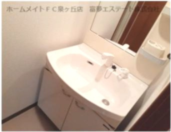 【洗面所】 | フジパレス式内町Ⅲ番館 | ※イメージ　同物件別号室の写真