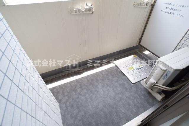 ＬＣ新梅田Ⅱのバルコニー