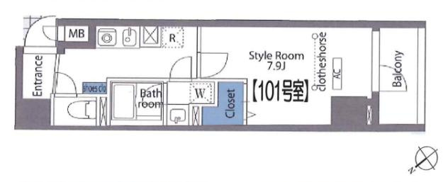 【間取り】 | ミレドゥーエ両国