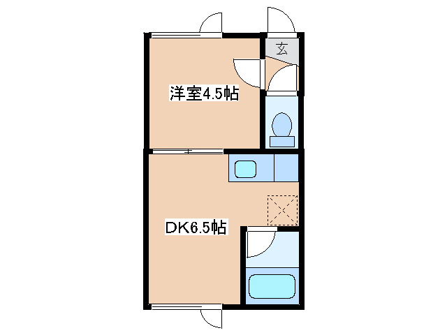 ノースパレスⅤの間取り