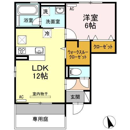 クローバーハイツ8の間取り