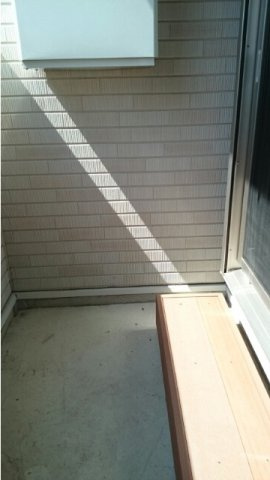 パティオＡのバルコニー