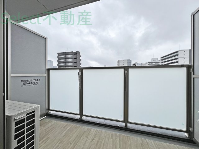 プレサンス大須観音フィエスタのバルコニー