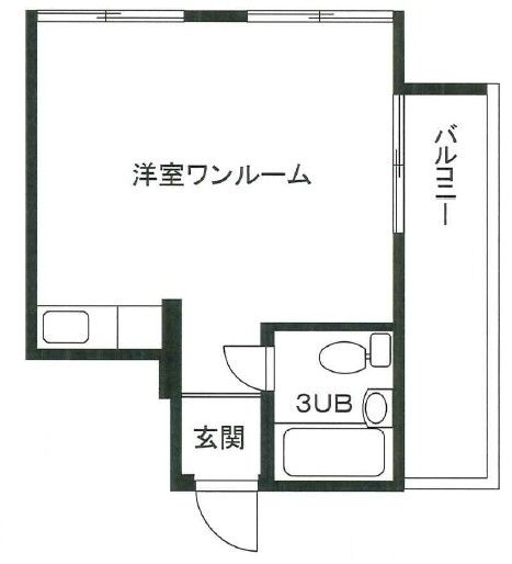 サンプラハ第二木場の間取り|間取りです。