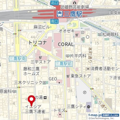 【地図】 | グローリオ三鷹禅林寺通り
