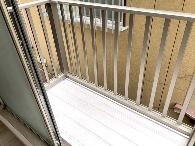 なおみハイツのバルコニー
