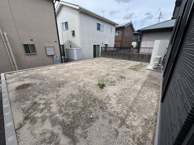 新築建売　清和４丁目１号の庭|お庭の付いた物件です