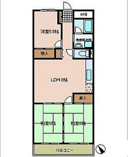 【間取り】 | 南観音パークマンション