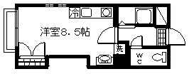 川島ハイムIIの間取り