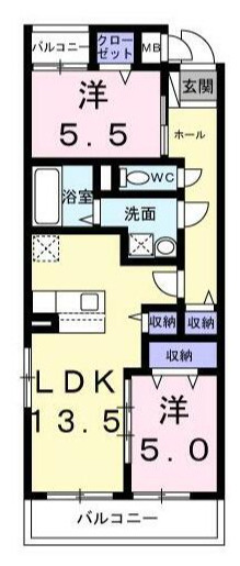 メゾン　アイティー　キングの間取り