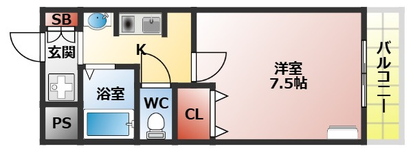Ｍ’プラザ 香里壱番館の間取り