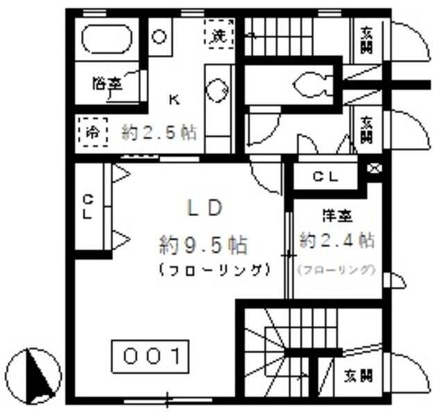 メゾントレフルの間取り
