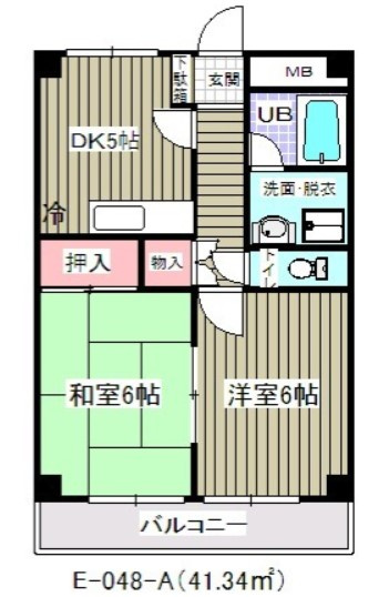 第２レクコーポ舞浜の間取り