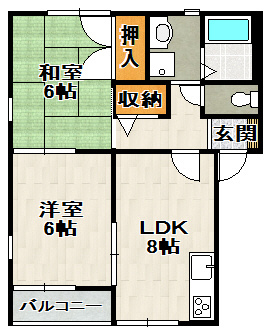 ハイツメルシーの間取り