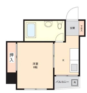 【間取り】 | 下谷サニーハイツ | 間取りです。