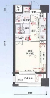 【間取り】 | バージュアル武蔵小杉 | 間取りです。