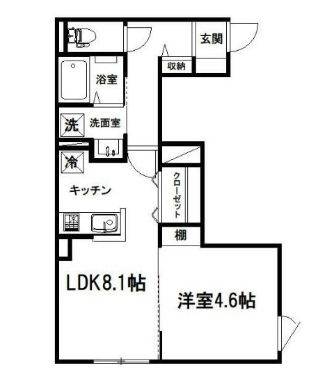 Ｃａｓａ．Ｋｅｌｌｙ（カーサケリー）の間取り
