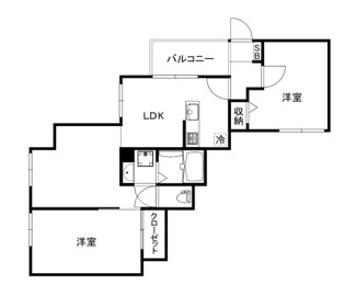 【間取り】 | 戸越Ｂ．Ｉ．Ｇ．　ＲＥＳＩＤＥＮＣＥ | 間取りです。