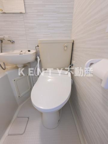 【トイレ】 | スカイコート戸越銀座 | 清潔感のあるトイレです