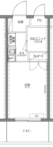 【間取り】 | スカイコート戸越銀座