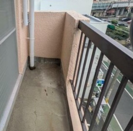 丹羽マンションのバルコニー