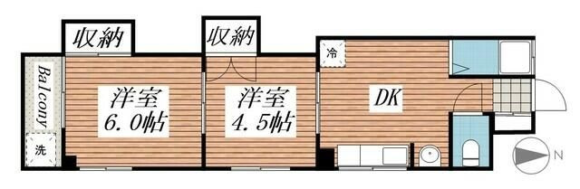 丹羽マンションの間取り