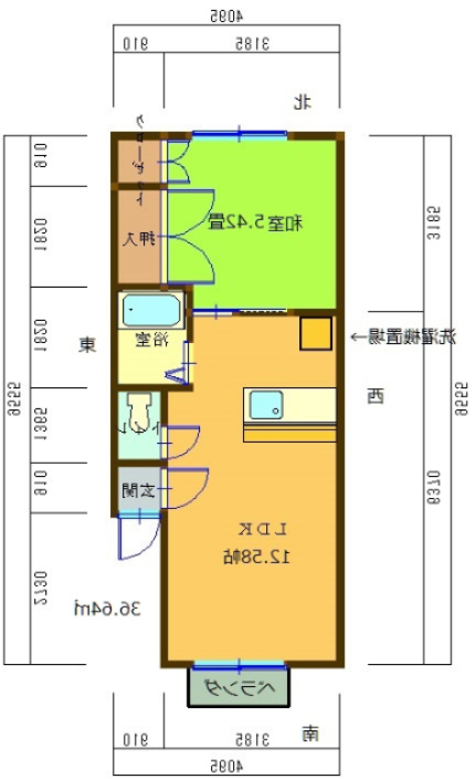 メゾンルーブルの間取り