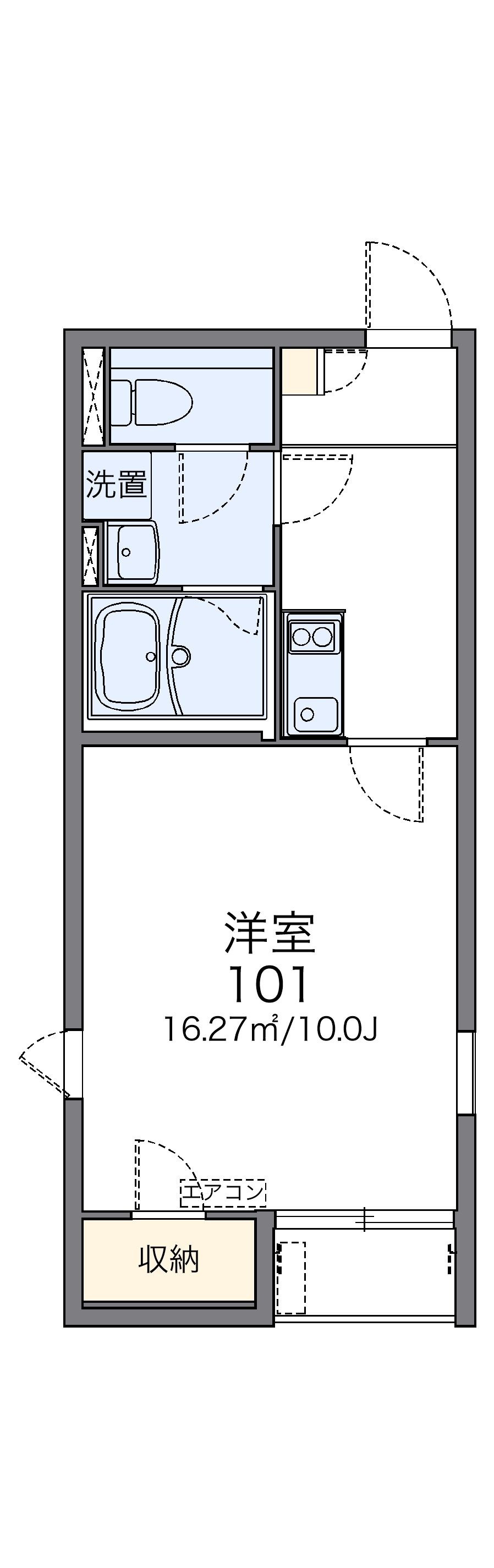 レオネクスト晋Ⅱの間取り