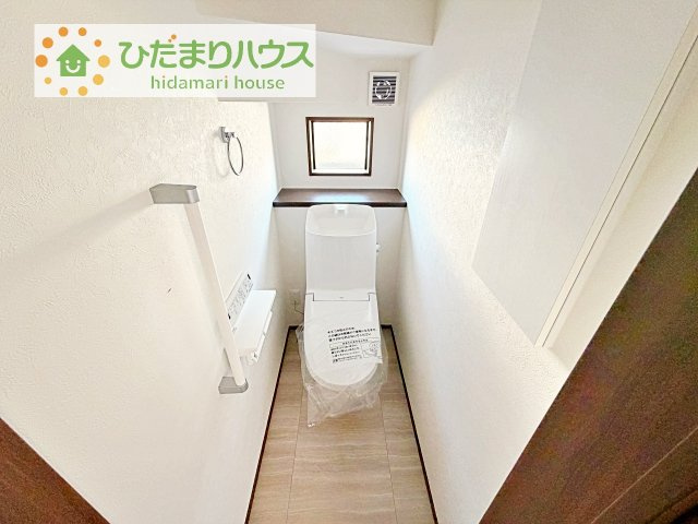 【トイレ】 | 阿見町荒川本郷第2期　新築戸建　3号棟 | トイレは1F、2F共に完備！取り合いになることがありませんね(^^)/