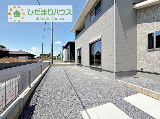 【庭】 | 阿見町荒川本郷第2期　新築戸建　3号棟 | お庭付物件になります！お庭遊びや、プールなどお子様も大喜び(^^)