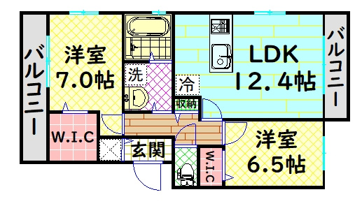 【間取り】 | カーサスッドフィオーレ