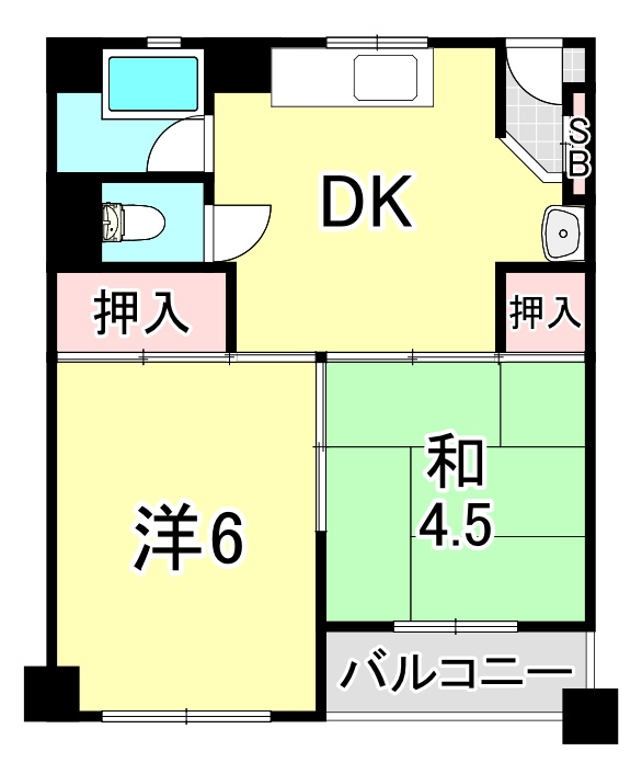 グリーンヒル芦屋の間取り