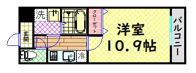 【間取り】 | フジパレス津久野III番館