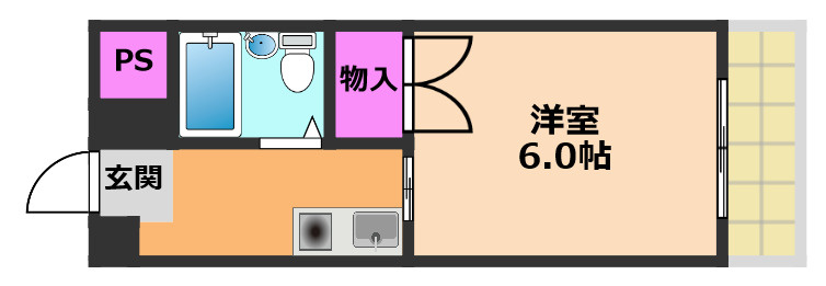 川西エンビィハイツの間取り