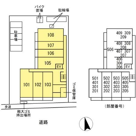 Noble Maisonの区画図